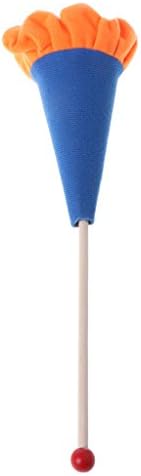 Jesse Hide & Seek Animal kingdom Toy Baby Educational Prop Parent-child Interaction Stick Puppet, April Fool's Day Trick Retractable Animals, Pop Up Cone Puppets Hand Plush (One)