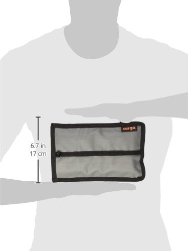 Cargo Tissues and Dispenser/Holder/Case for Your Car's Sun Visor: Starter Kit (Charcoal Gray)
