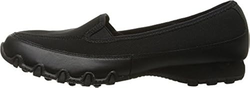 Skechers Women's Bikers Pedestrian Memory Foam Slip-On Moccasin