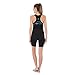RunBreeze Women's Triathlon Suit | Breathable, Quick-Drying Tri Suit with Dual Rear Pockets (Black/Cyan, Large (US 8-10))