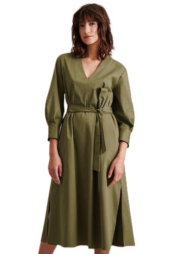 Seidensticker Vestido de Manga Larga para Mujer, Verde, 38