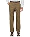 Perry Ellis Men's Portfolio Classic Fit Flat Front Folio Flex Waistband Sharkskin Pant,Rock Taupe,36x34
