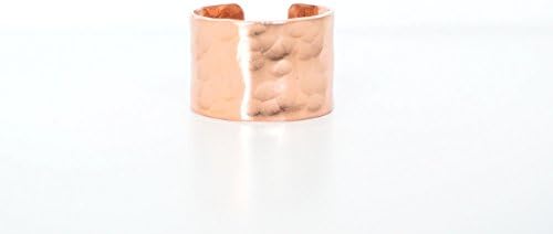 Ava - Copper Cuff Wide Band Ring - 1/2 - Gift for Her - Size 6 - Hammered Wide Ring - Gift for Her