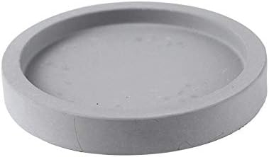 TOLOVI Round Concrete Plate Silicone Mold Handmade Cement Circular Tray Mould HIGHT QUALITY
