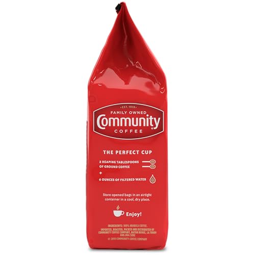 COMMUNITY COFFEE CAFE SPECIAL HALF-CAFF, MEDIUM DARK ROAST GROUND COFFEE, 12 OUNCE (PACK OF 1)