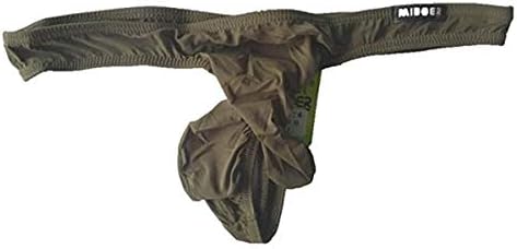 Men Bikini Elephant Nose Long Bulge Pouch Boxer Briefs G-Strings & Thongs