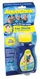 2) AQUACHEK Yellow Swimming Pool Spa Chlorine 4 in 1 Test Strips Aquacheck 50pk