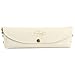 Mziart Cute Minimalist Pencil Case Coin Purse Pouch Fashion Cosmetic Makeup Bag (White)
