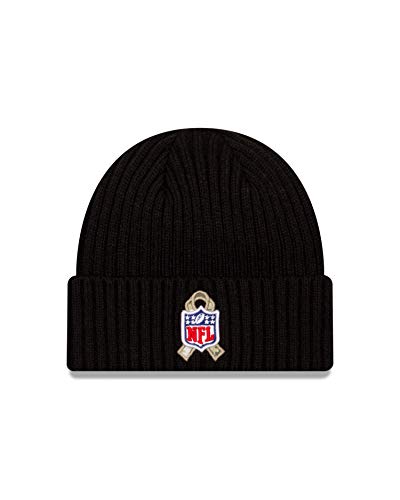 New Era NFL Beanie Salute to Service Mütze American Football Wintermütze schwarz Oliv – Bild 4