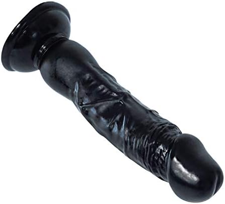 DKSD Reloading Equipment 7.8 Inch Pink Real Feel Soft Toy With Strong Base Women Realistic For Women Thick (Color : Black)