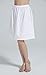 Women’s Half Slip 100% Cotton Vintage Underskirt in 10 lengths White Black Ivory