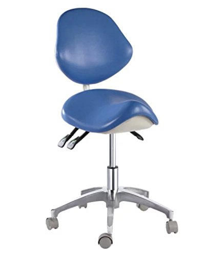 APHRODITE Standard Dental Mobile Chair Saddle Doctor's Stool Micro Fiber Leather Dentist from Aries Outlets