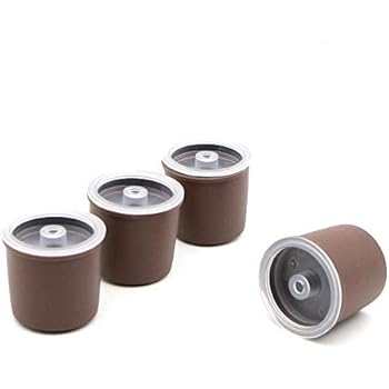 4 Pack Refillable Capsule Cup Reusable Coffee Filter Filling For Illy Coffeemaker (4)