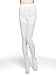 leg elegant Women's 80 Den Microfiber Soft Opaque Tights Pantyhose (White, One Size)