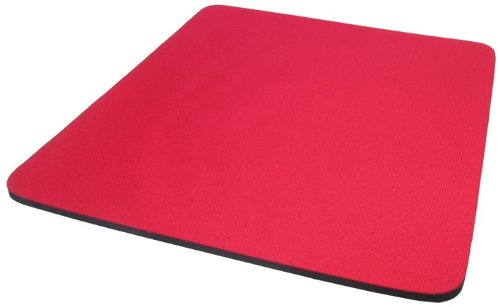 World of Data Basic RED Mousepad - Smooth Coating - 6mm Depth 220mm Length 245mm Width