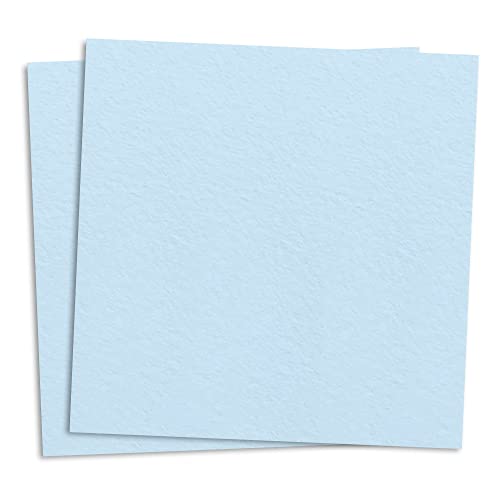 25 Sheets, Blue Cardstock Paper Heavyweight 110 lb. Cover, 12" x 12