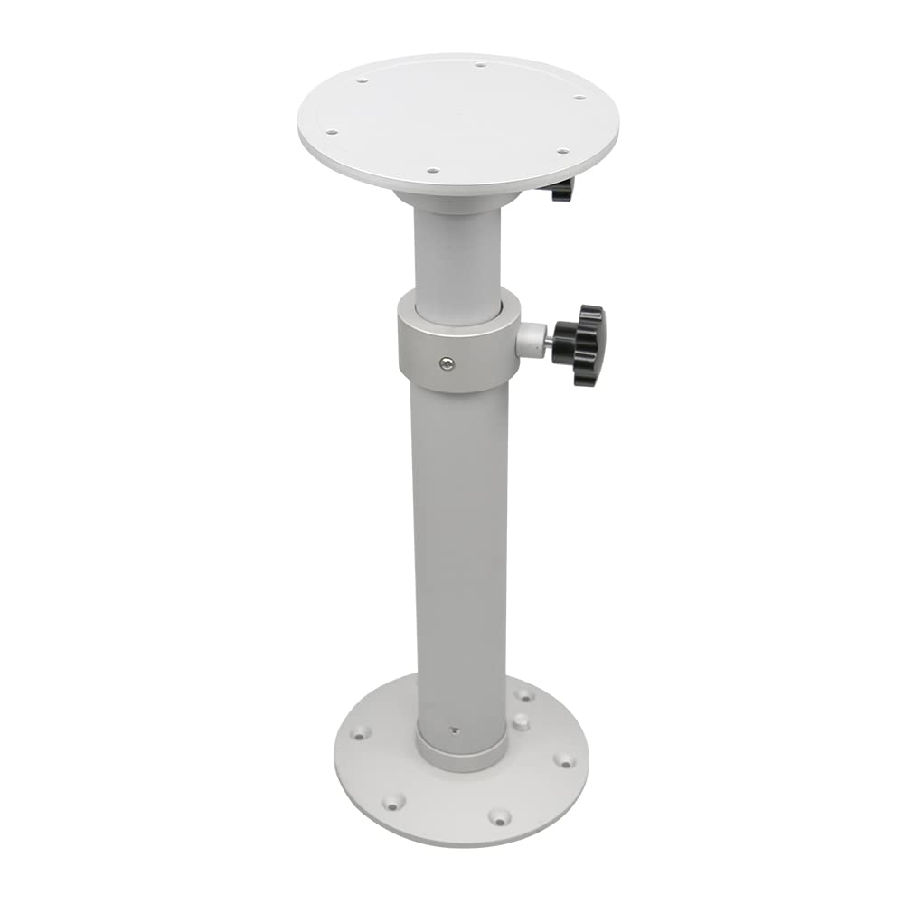 HoldOneLight PremiumTable Pedestal Leg Adjustable 445-690mm,Boat & Rotatable Table Pedestal Stand Detachable Table Base Leg for Rv Camper Caravan Boat Yacht Home