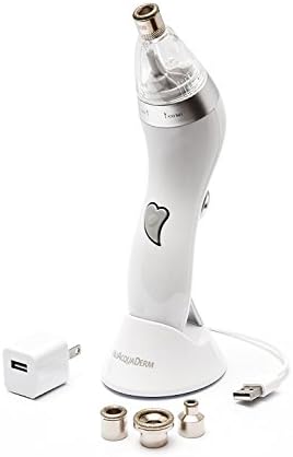 Filter Free Professional Grade Personal Microderm Device | Microdermabrasion Machine | Blackhead Removal | Skin Peeling Machine | Quiet, Rechargeable and Lightweight | USB