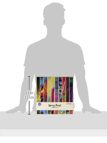 Colorbok Spray Paint Cardstock Paper Pad, 12" x 12" - Thumbnail 2