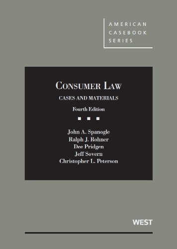 Consumer Law (American Casebook Series)