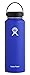 Hydro Flask 40 oz Double Wall Vacuum Insulated Stainless Steel Leak Proof Sports Water Bottle, Wide Mouth with BPA Free Flex Cap, Blueberry