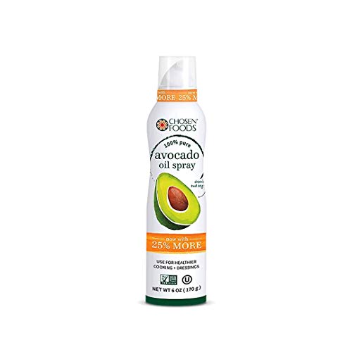 Chosen Foods 100 Pure Avocado Oil Spray 6 oz, NonGMO, 500°F Smoke