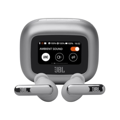 JBL Live Beam 3, Wireless Earbud-Kopfhörer mit Bluetooth, 48 Stunden Akkulaufzeit, True Adaptive Noise Cancelling und hochauflösendem JBL Signature So