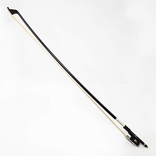 The Piano Guys Carbon Fiber Cello Bow | Full Size 4/4 Bows With Inlaid Ebony Frog & Premium Horse Hair (TPG Sharp Bow, Carmen)