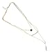 Bestpriceam (TM) Women Bang Bang Multilayer Crystal Pendant Gold Chain Statement Necklace