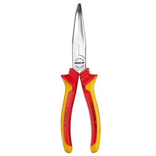 Alicate Tipo Telefone De Bico Curvo 6.1/2 Pol Vde 8132Ab-160H Gedore