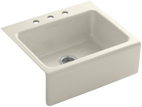 Kohler K 6573 3 47 Alcott Apron Front Tile In Kitchen Sink With