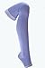 Lace Poet Lycra Purple Yoga/Sleep Thigh-High Compression Toeless Socks