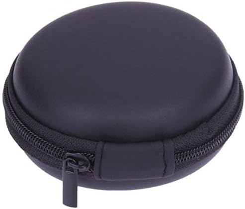 Techford Multipurpose Zipper Round Shape pouch Pocket Storage Mini Protective Waterproof carrying Case for earphones,Pen Drive,Memory Card,USB and Data Cable,Earbuds,keys,Adapter,Bluetooth Devices (1)