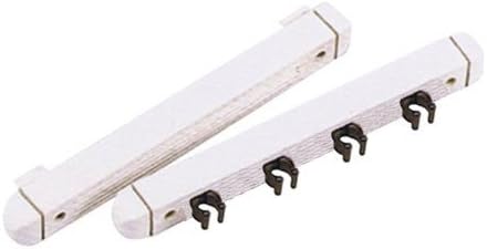 Supreme - Wall Mounted Cue Holder with 4 Q Clips White, Mehrfarbig, 30 cm