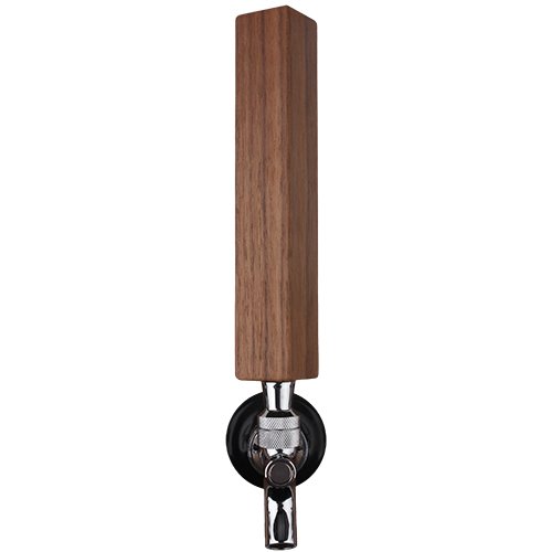 Fanfoobi Mini keg tap handle, Blank Walnut small beer tap handle, 7