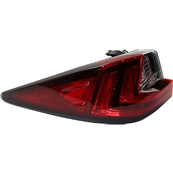 Passenger Side Outer Tail Light For 2010-2012 Lexus RX350 - Right Side Halogen Light Assembly
