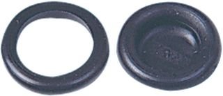 MULTICOMP PRO PV36 GROMMET PK 100 Round PVC Cable Grommet Black 6.40mm Cable Dia. 9.50mm Panel Hole Dia. 100 Pack