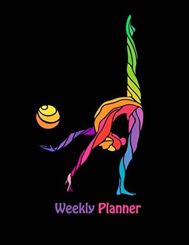 Weekly Planner: Rhythmic Gymnastics | Large 8.5x11" | 21.59x27.94cm | softcover |108 pages