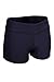 QUEENIE VISCONTI Women Swim Boy Shorts Waistband Boardshorts Swimsuits Pants Black M
