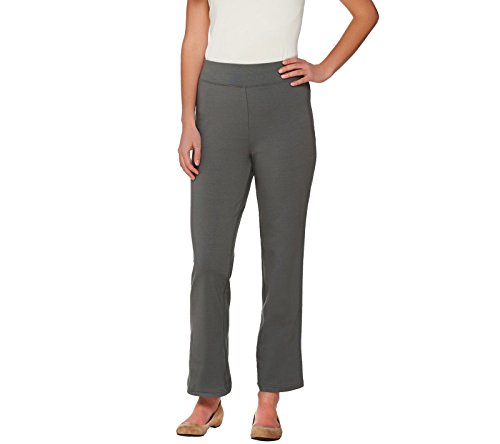 Bob Mackie Petite Pull-On Boot Cut Knit 