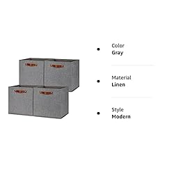 DULLEMELO Fabric Storage Cubes,13 inch Cube Stroage