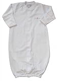 Kissy Kissy Baby-girls Homeward Bound Hearts Embroidered Gown