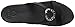 crocs Women's Sanrah Studded Circle W Dress Sandal, Black/Graphite, 7 B(M) US
