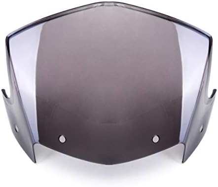 Lindsie-Box - Headlight Fairing Wind Shield Screen for Yamaha YBR 125 Transparent Brown Motor Windshield Screen with Accessories 2014-
