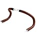 Vinqliq® Retro PU Leather Road Bike Bicycle Handlebar Wraps Bar Tapes with Bar Plugs (Natural Brown(with Breath Holes))