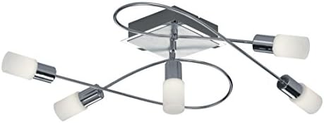 Arnsberg 621410505 Dallas LED Semi-Flush Mount in Alum Color