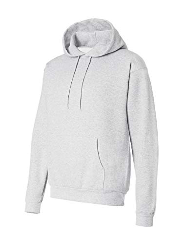Hanes Men's Pullover EcoSmart Fleece Hooded Sweatshirt, ash 5X Large