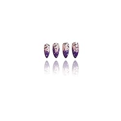 CEWEWP 24Pcs Halloween Press-on Nails Almond Medium