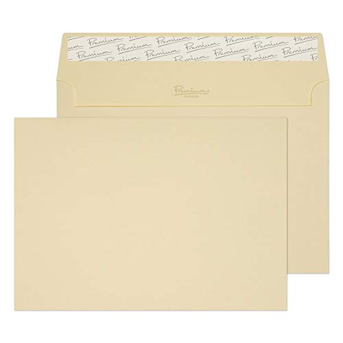 Blake Business - Vellum Laid Envelopes C5 (162 x 229mm) - Pack of 500 - Premium 120GSM - FSC Certified - Yellow Cream Envelopes - Business/Office Supplies - Laser & Printer Compatible (95707)