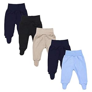TupTam Babybroekje met Voetjes Kleurrijk Set van 5